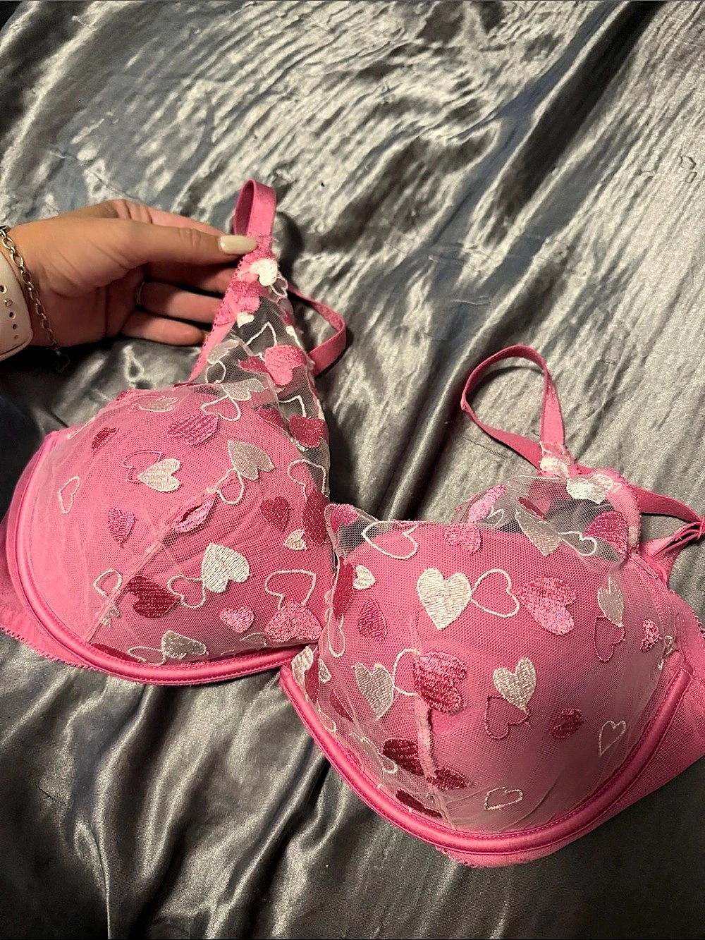 PINK Lace Bra